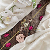 Elegant Floral Choker Short Neckpiece -G12161